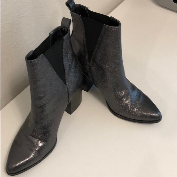 Metallic booties/boots silver - Picture 2 of 7